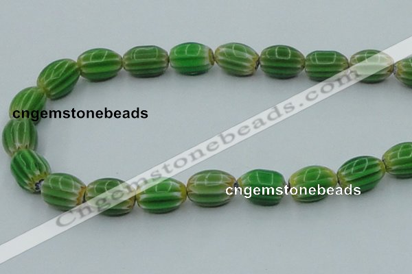 CLG638 5PCS 16 inches 10*14mm oval lampwork glass beads wholesale