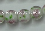 CLG750 15.5 inches 10mm round lampwork glass beads wholesale