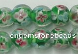 CLG757 15.5 inches 10mm round lampwork glass beads wholesale