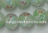 CLG760 15 inches 12mm round lampwork glass beads wholesale