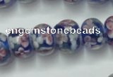 CLG768 14.5 inches 8*12mm rondelle lampwork glass beads wholesale