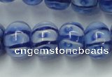 CLG775 14 inches 8*12mm rondelle lampwork glass beads wholesale