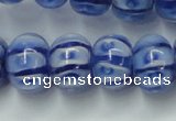 CLG775 14 inches 8*12mm rondelle lampwork glass beads wholesale