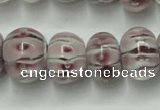 CLG777 14 inches 8*12mm rondelle lampwork glass beads wholesale