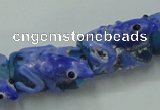 CLG797 15.5 inches 12*18mm cylinder lampwork glass beads wholesale