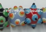 CLG828 15.5 inches 12*17mm lampwork glass beads wholesale