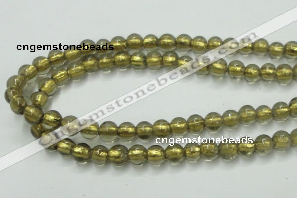 CLG833 15.5 inches 8mm round lampwork glass beads wholesale