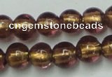 CLG835 15.5 inches 8mm round lampwork glass beads wholesale