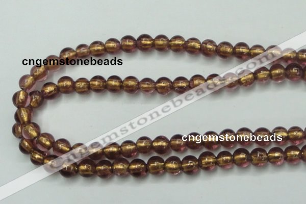 CLG835 15.5 inches 8mm round lampwork glass beads wholesale