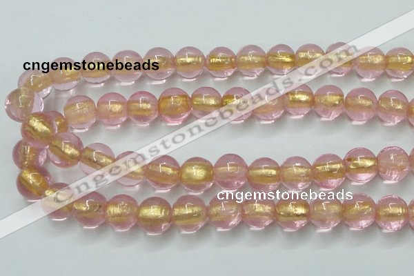 CLG838 15.5 inches 12mm round lampwork glass beads wholesale