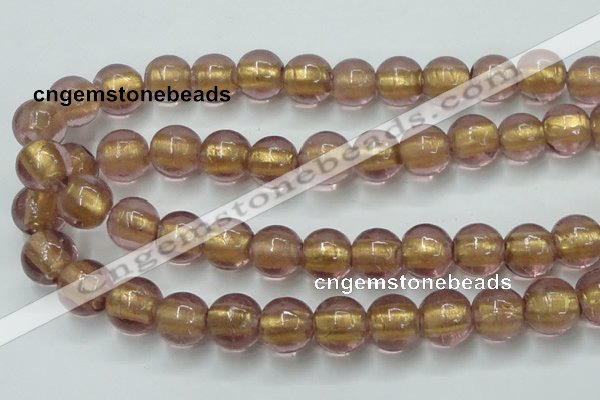 CLG841 15.5 inches 12mm round lampwork glass beads wholesale