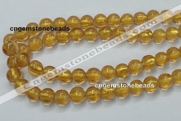 CLG842 15.5 inches 12mm round lampwork glass beads wholesale