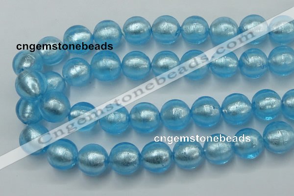 CLG847 15.5 inches 18mm round lampwork glass beads wholesale