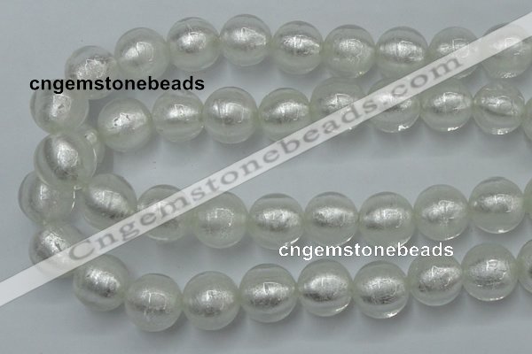 CLG848 15.5 inches 18mm round lampwork glass beads wholesale