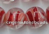 CLG852 15.5 inches 18mm round lampwork glass beads wholesale