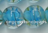 CLG854 15.5 inches 18mm round lampwork glass beads wholesale