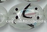 CLG860 15.5 inches 24*30mm oval lampwork glass beads wholesale