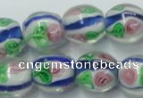 CLG875 15.5 inches 12mm round lampwork glass beads wholesale