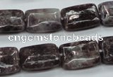 CLI14 15.5 inches 13*18mm rectangle lilac jasper beads wholesale