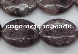 CLI30 15.5 inches 18*25mm oval lilac jasper beads wholesale