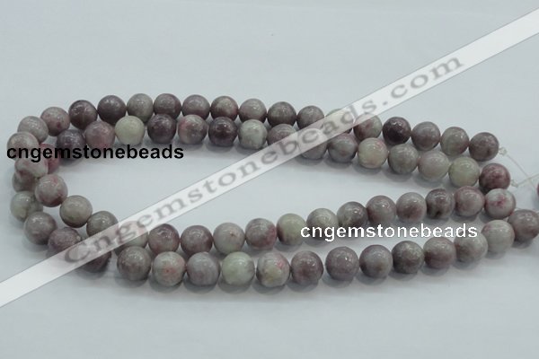 CLI54 15.5 inches 12mm round natural lilac jasper beads wholesale