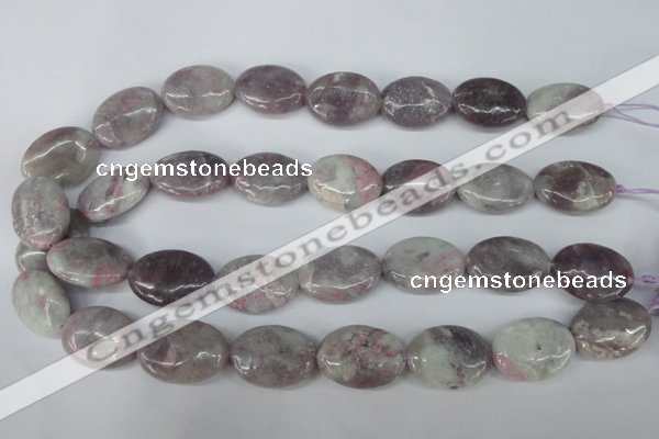 CLI70 15.5 inches 18*25mm oval lilac jasper beads wholesale