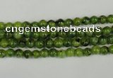 CLJ200 15.5 inches 4mm round dyed sesame jasper beads wholesale