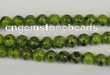 CLJ210 15.5 inches 6mm round dyed sesame jasper beads wholesale