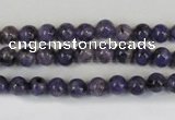 CLJ213 15.5 inches 6mm round dyed sesame jasper beads wholesale