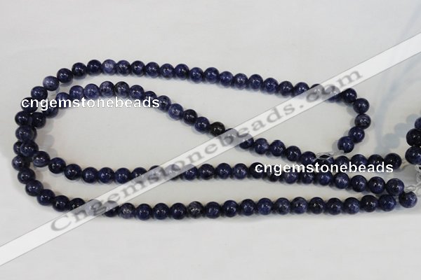 CLJ222 15.5 inches 8mm round dyed sesame jasper beads wholesale