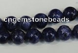 CLJ234 15.5 inches 10mm round dyed sesame jasper beads wholesale