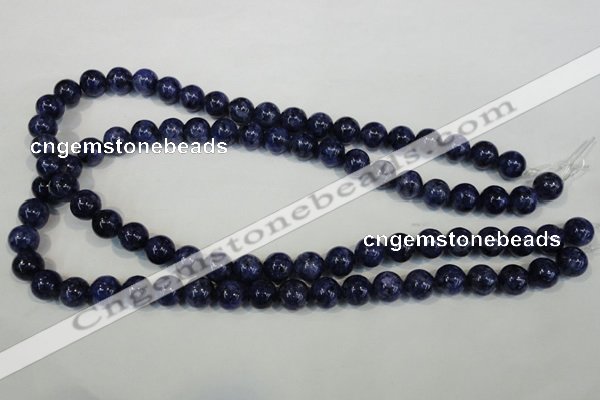 CLJ234 15.5 inches 10mm round dyed sesame jasper beads wholesale