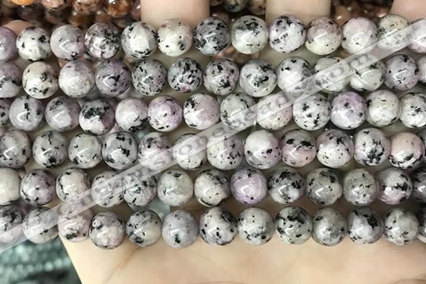 CLJ503 15.5 inches 4mm,6mm,8mm,10mm & 12mm round sesame jasper beads