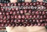 CLJ510 15.5 inches 4mm,6mm,8mm,10mm & 12mm round sesame jasper beads