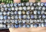 CLJ511 15.5 inches 4mm,6mm,8mm,10mm & 12mm round sesame jasper beads