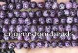 CLJ513 15.5 inches 4mm,6mm,8mm,10mm & 12mm round sesame jasper beads