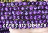 CLJ514 15.5 inches 4mm,6mm,8mm,10mm & 12mm round sesame jasper beads