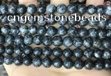 CLJ523 15.5 inches 4mm,6mm,8mm,10mm & 12mm round sesame jasper beads