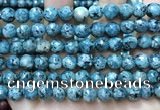 CLJ558 15.5 inches 6mm,8mm,10mm & 12mm faceted round sesame jasper beads