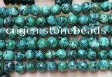 CLJ559 15.5 inches 6mm,8mm,10mm & 12mm faceted round sesame jasper beads