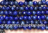 CLJ563 15.5 inches 6mm,8mm,10mm & 12mm faceted round sesame jasper beads