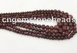 CLJ615 6mm - 14mm round sesame jasper graduated beads