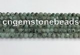 CLJ641 15.5 inches 8mm faceted round sesame jasper beads wholesale