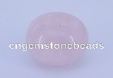 CLO01 19*30mm rondelle loose rose quartz gemstone beads wholesale