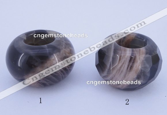 CLO16 19*30mm rondelle loose moonstone gemstone beads wholesale