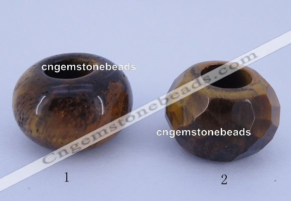 CLO20 19*30mm rondelle loose tiger eye gemstone beads wholesale