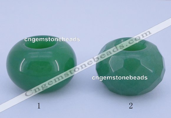 CLO22 19*30mm rondelle loose green aventurine gemstone beads wholesale