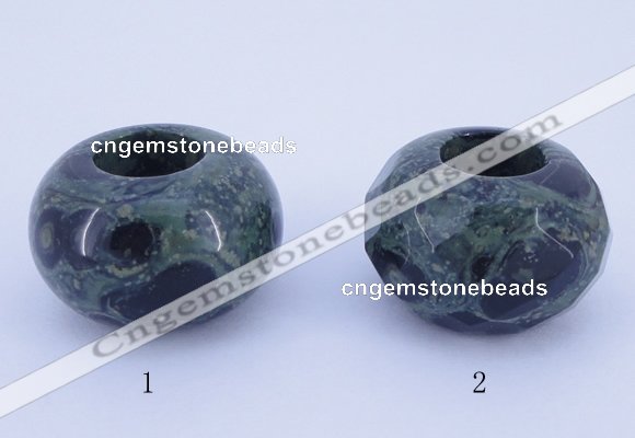 CLO24 19*30mm rondelle loose kambaba jasper gemstone beads wholesale