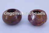 CLO26 19*30mm rondelle loose mookaite gemstone beads wholesale
