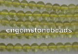 CLQ151 15.5 inches 6mm round natural lemon quartz beads wholesale